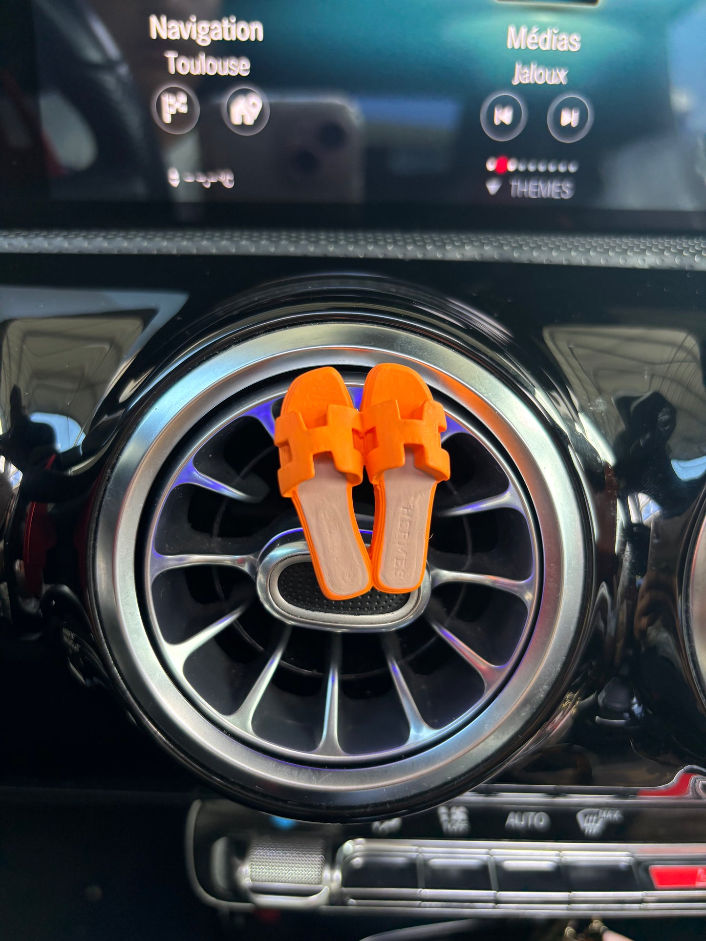Claquette Orange